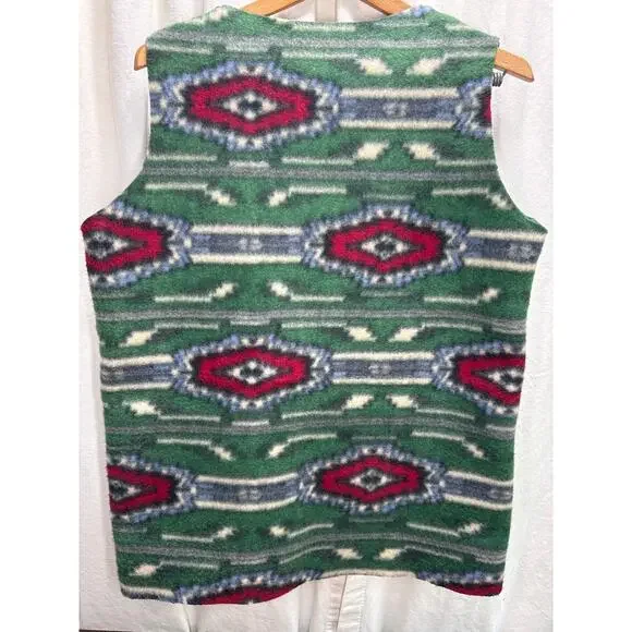 Vintage Handmade Western Pullover V-Neck Vest Top Shirt No Size Men's Medium ? - Picture 2 of 6